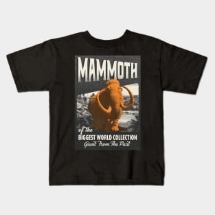 Mammoth Retro Art - The Biggest World Collection / Giant From The Past Kids T-Shirt